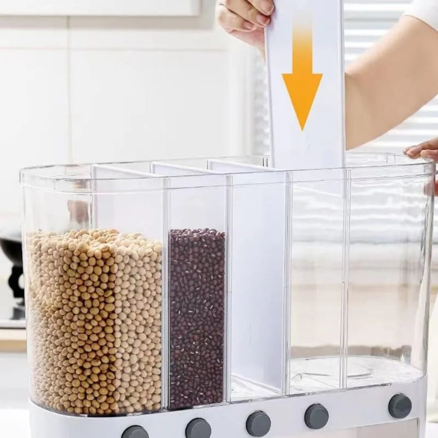 Dispensador y organizador de alimentos