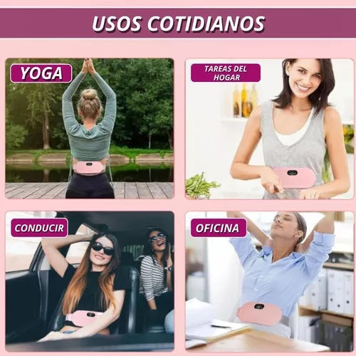 Cinturon Masajeador Para Colicos Recarga