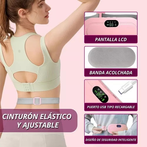 Cinturon Masajeador Para Colicos Recarga