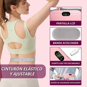 Cinturon Masajeador Para Colicos Recarga