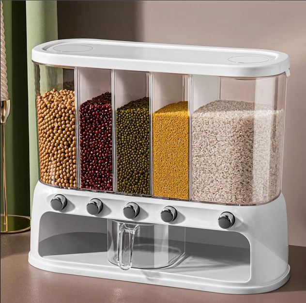 Dispensador y organizador de alimentos