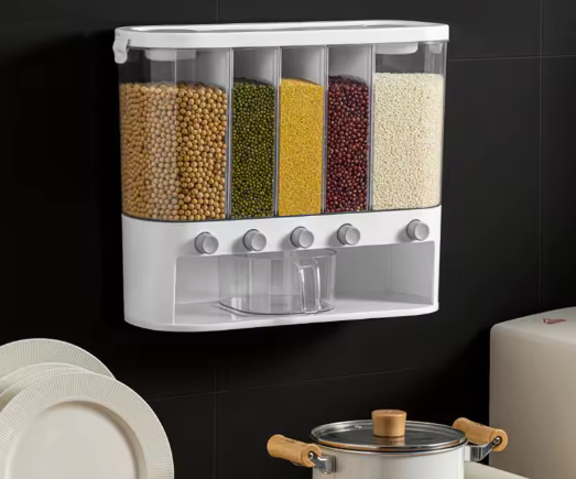 Dispensador y organizador de alimentos