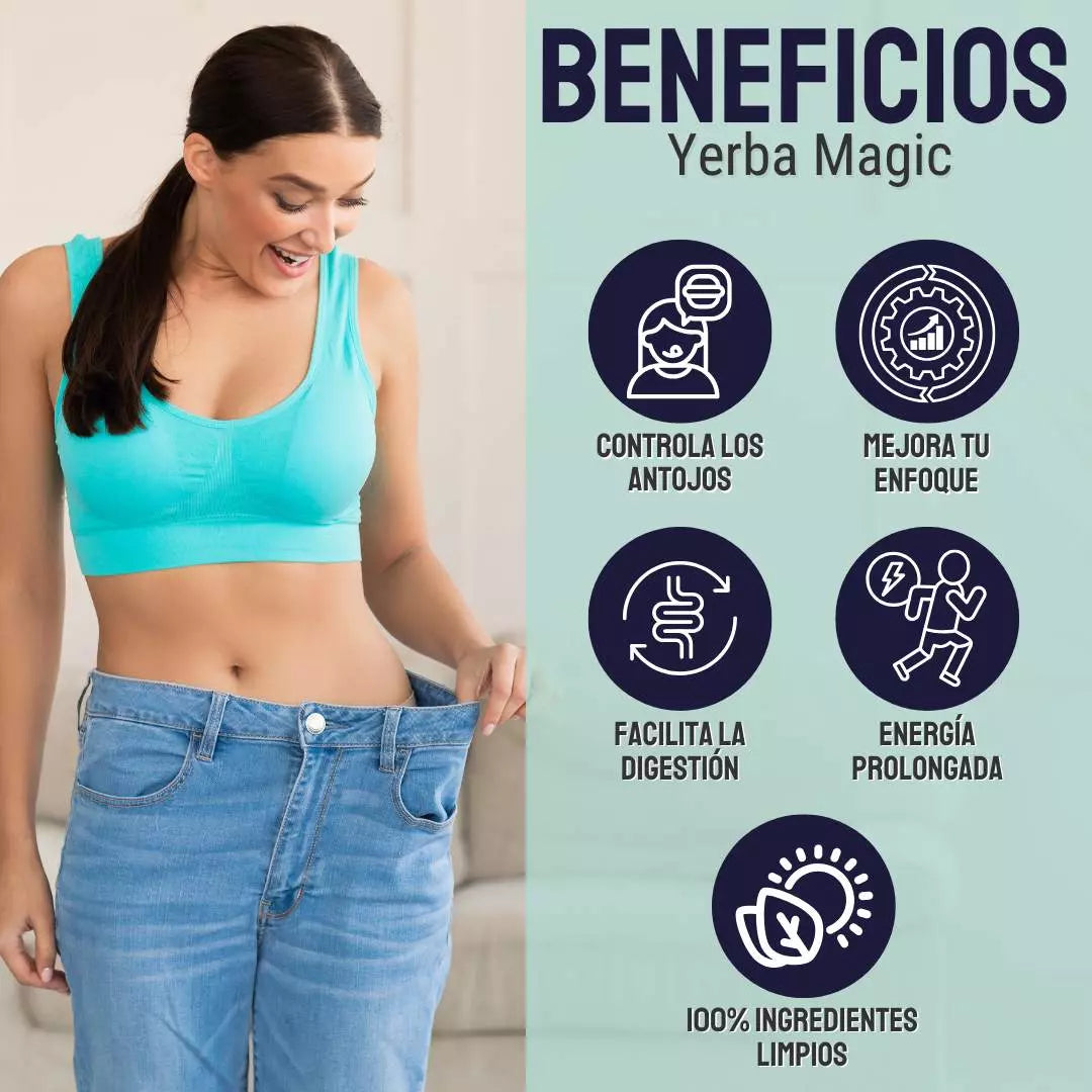Yerba Magic  |  Té Natural en Polvo Sabor Peach Mango