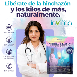 Yerba Magic  |  Té Natural en Polvo Sabor Peach Mango